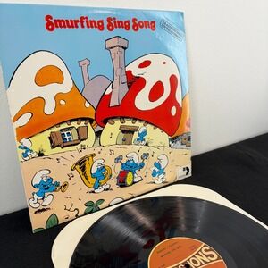 Smurfing Sing Song Vinyl LP Record 1980 ARI-1018 Smurfs Sessions Vintage Album